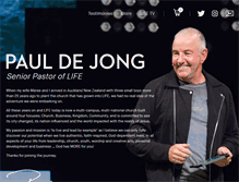 Tablet Screenshot of pauldejongnz.com